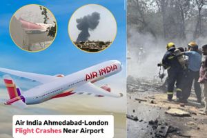 Tragedy in Ahmedabad Air India Dreamliner Crashes Minutes After Takeoff, 244 Onboard