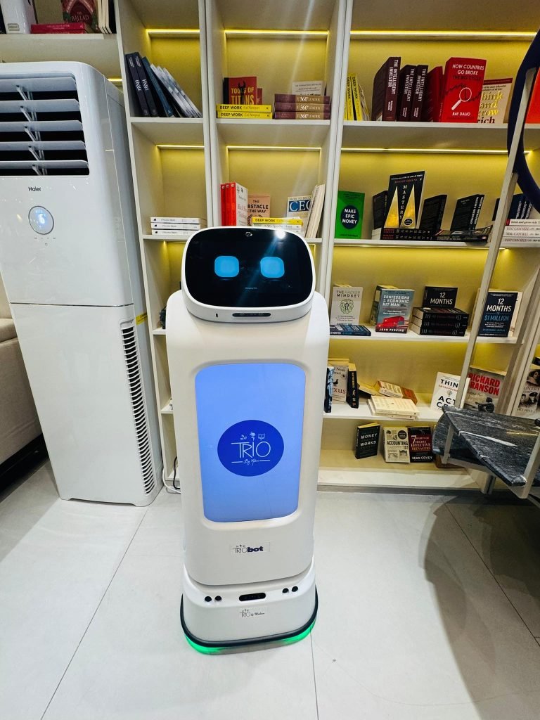 TRIO by Maham – Lahore’s First Multi-Concept Café with Coffee, Books, Flowers & Robots